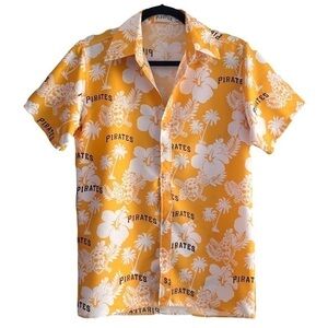 NWOT Pittsburgh Pirates SGA Hawaiian Shirt - Black/Gold/White‌‌‌‌‌‌‌‌